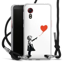 New Carry Case Transparent Stoff schwarz/silber