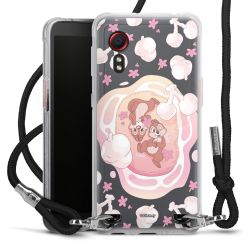 New Carry Case Transparent Stoff schwarz/silber