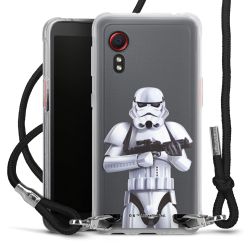 New Carry Case Transparent Stoff schwarz/silber