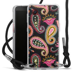 New Carry Case Transparent Stoff schwarz/silber