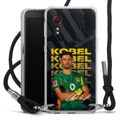 New Carry Case Transparent Stoff schwarz/silber