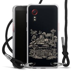 Carry Case Stoff schwarz/silber