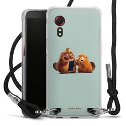 New Carry Case Transparent Stoff schwarz/silber