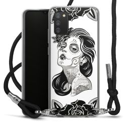 Carry Case Transparent Fabric black/silver