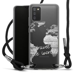 Carry Case Transparent Fabric black/silver