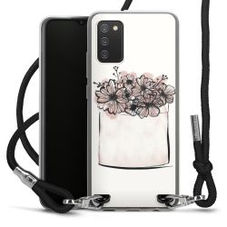 Carry Case Transparent Fabric black/silver