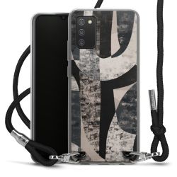 Carry Case Transparent Fabric black/silver