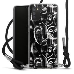 Carry Case Transparent Fabric black/silver