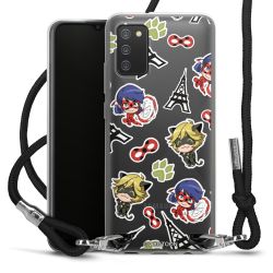 Carry Case Transparent Fabric black/silver