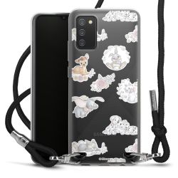 New Carry Case Transparent Stoff schwarz/silber