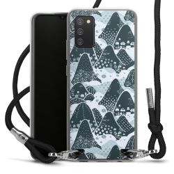 New Carry Case Transparent Stoff schwarz/silber