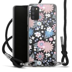 New Carry Case Transparent Stoff schwarz/silber