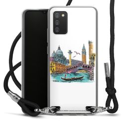 New Carry Case Transparent Stoff schwarz/silber