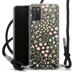 New Carry Case Transparent Stoff schwarz/silber