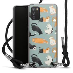 New Carry Case Transparent Stoff schwarz/silber