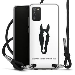 New Carry Case Transparent Stoff schwarz/silber