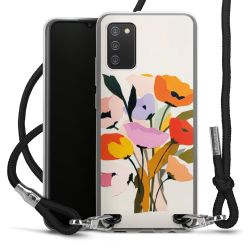 New Carry Case Transparent Stoff schwarz/silber