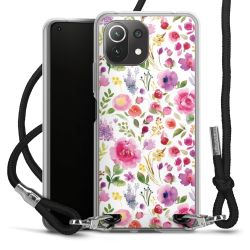 New Carry Case Transparent Stoff schwarz/silber