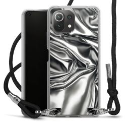 New Carry Case Transparent Stoff schwarz/silber