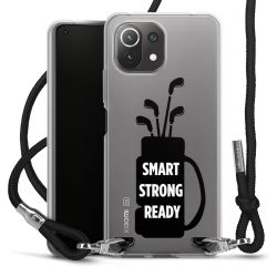 New Carry Case Transparent Stoff schwarz/silber