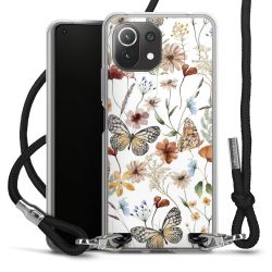 New Carry Case Transparent Stoff schwarz/silber