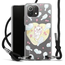 New Carry Case Transparent Stoff schwarz/silber