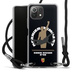 New Carry Case Transparent Stoff schwarz/silber