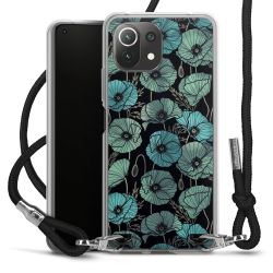 New Carry Case Transparent Stoff schwarz/silber