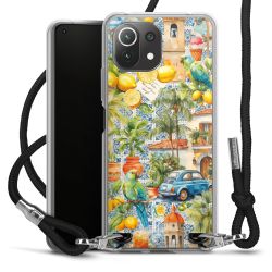 New Carry Case Transparent Stoff schwarz/silber