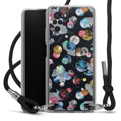 Carry Case Transparent Fabric black/silver