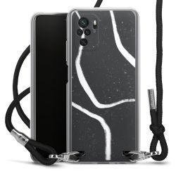 Carry Case Transparent Fabric black/silver