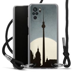 Carry Case Transparent Fabric black/silver