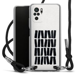 Carry Case Transparent Fabric black/silver