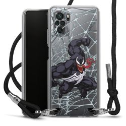 New Carry Case Transparent Stoff schwarz/silber