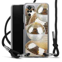 New Carry Case Transparent Stoff schwarz/silber