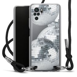 New Carry Case Transparent Stoff schwarz/silber