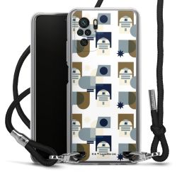 New Carry Case Transparent Stoff schwarz/silber