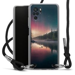 New Carry Case Transparent Stoff schwarz/silber