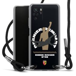 New Carry Case Transparent Stoff schwarz/silber