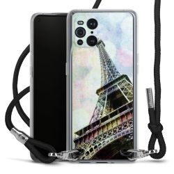 Carry Case Transparent Fabric black/silver