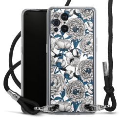 Carry Case Transparent Fabric black/silver