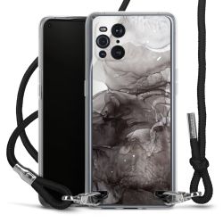 Carry Case Transparent Fabric black/silver