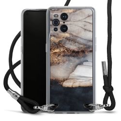 Carry Case Transparent Fabric black/silver