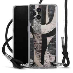 Carry Case Transparent Fabric black/silver