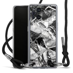 Carry Case Transparent Fabric black/silver