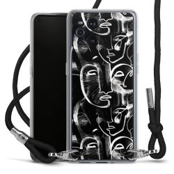 Carry Case Transparent Fabric black/silver