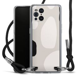 Carry Case Transparent Fabric black/silver