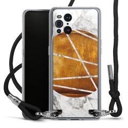 Carry Case Transparent Fabric black/silver