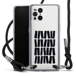 New Carry Case Transparent Stoff schwarz/silber