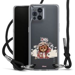 New Carry Case Transparent Stoff schwarz/silber